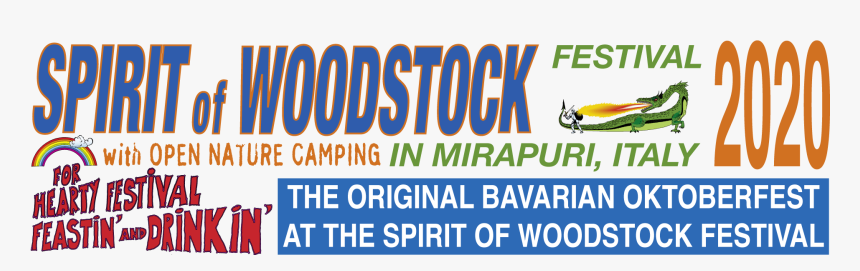 Spirit Of Woodstock Festival Logo - Illustration, HD Png Download