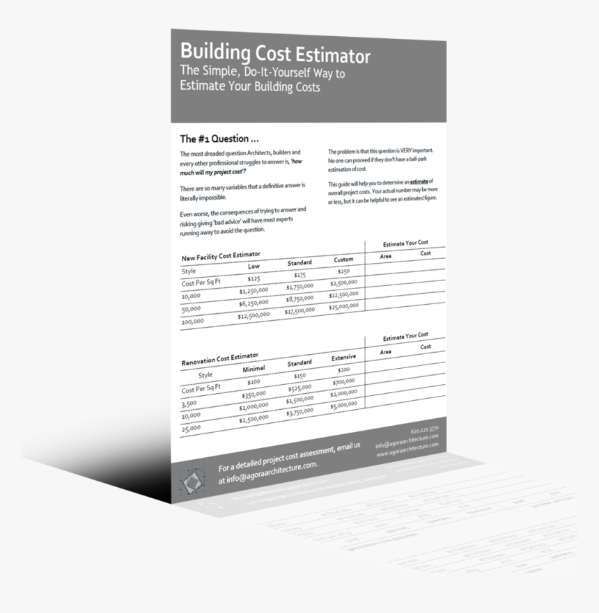 Building Cost Estimator 3d, HD Png Download