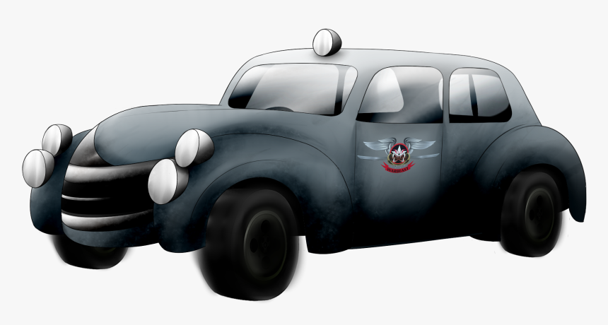 Opening The Car S Bonnet Pop The Hood - Antique Car, HD Png Download