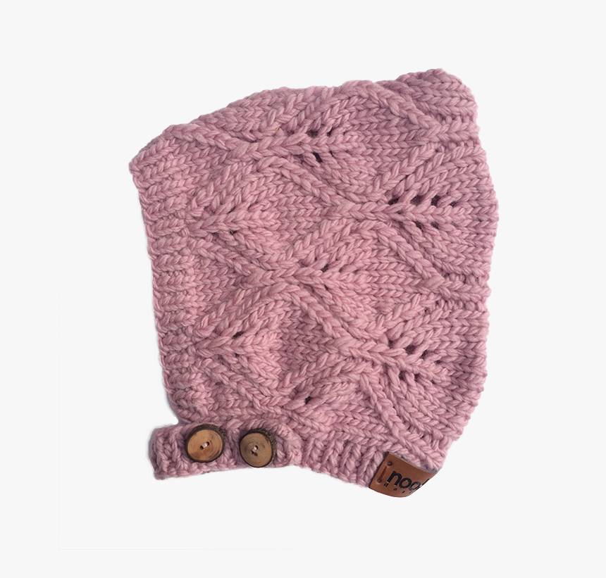 Lilac Merino Wool Bonnet - Wool, HD Png Download