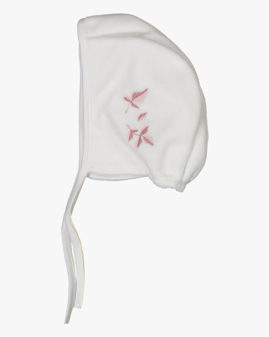 Juste Cle Velour Pink Leaves Bonnet 
 Src //cdn - Beanie, HD Png Download