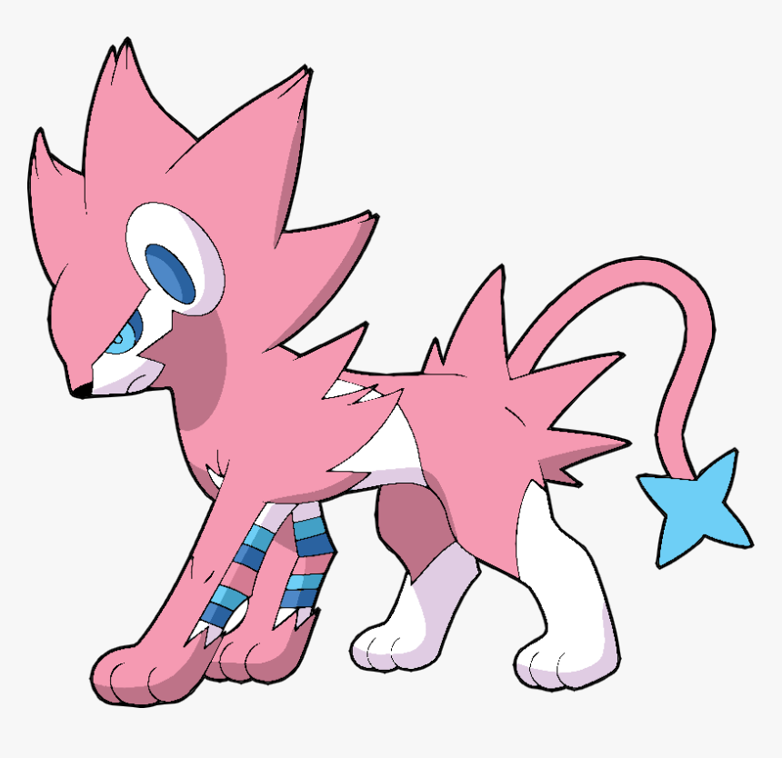 Luxio Pokemon Pink, HD Png Download