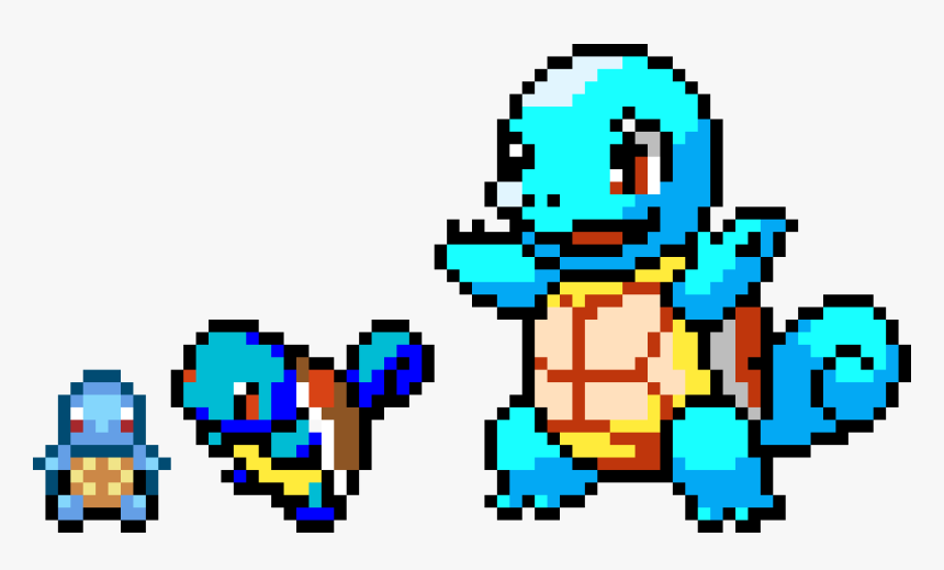 Pokemon Cross Stitch Patterns Squirtle, HD Png Download