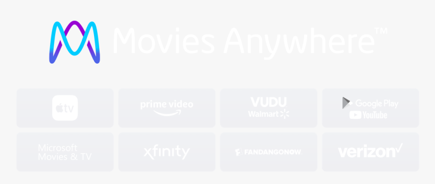 Itunes, Prime Video, Vudu, Xfinity, Google Play/youtube, - Electric Blue, HD Png Download
