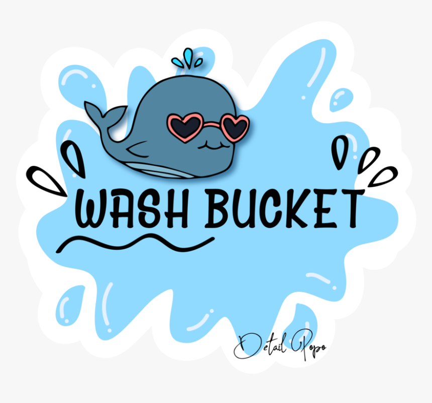 Wash-bucket - Copy - Cartoon, HD Png Download