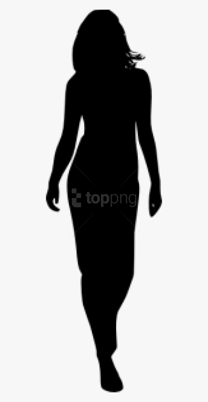 Free Png Woman Silhouette Png - Transparent Silhouette Kid Running, Png Download