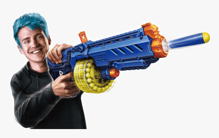 Ninja Streamer With Gun, HD Png Download