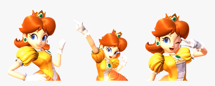 Daisy S Victory Poses From Super Smash Bros Ultimate - Smash Bros Ultimate Daisy, HD Png Download