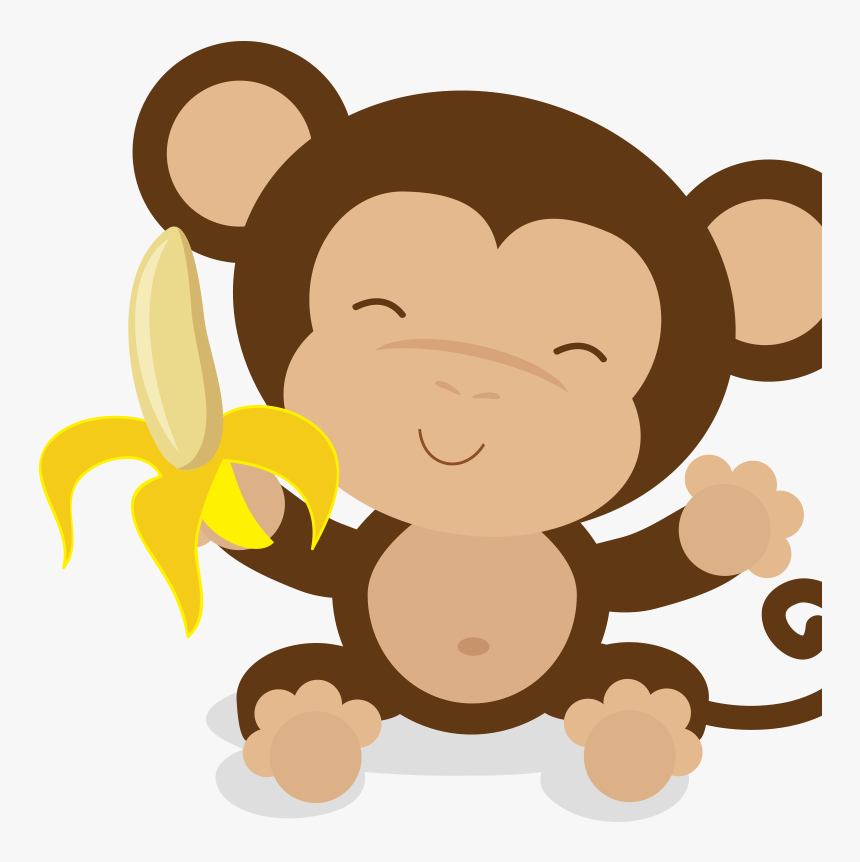 Baby Shower Monkey Clipart , Png Download - Baby Shower Clip Art Monkey, Transparent Png