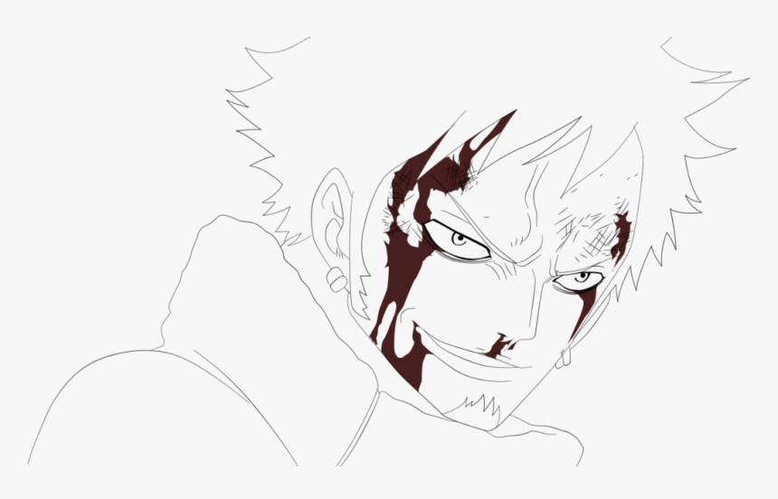 Trafalgar Law Lineart, HD Png Download