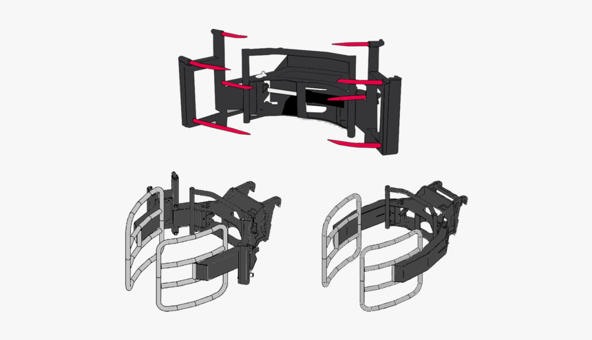 Pinza Rotoballe - Computer Desk, HD Png Download
