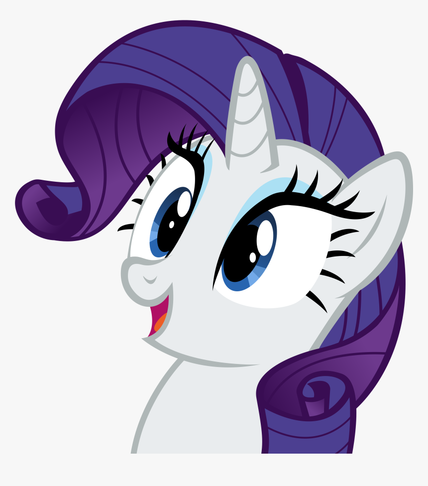 Rarity Vectors - Rarity Unicorn, HD Png Download