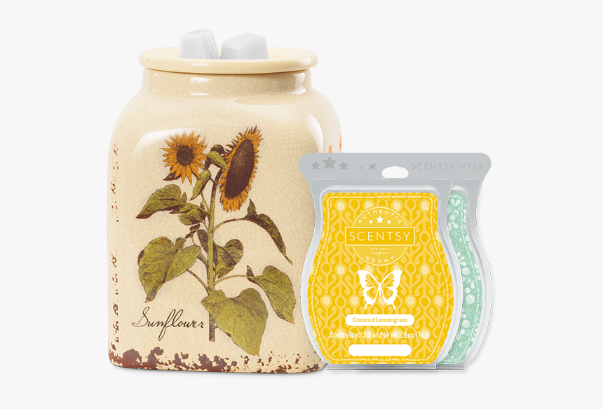 Rustic Sunflower Scentsy Warmer, HD Png Download