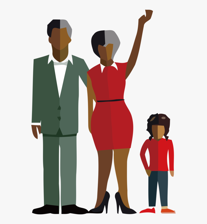 Transparent Family Day People Cartoon Standing For - Illustration, HD Png Download