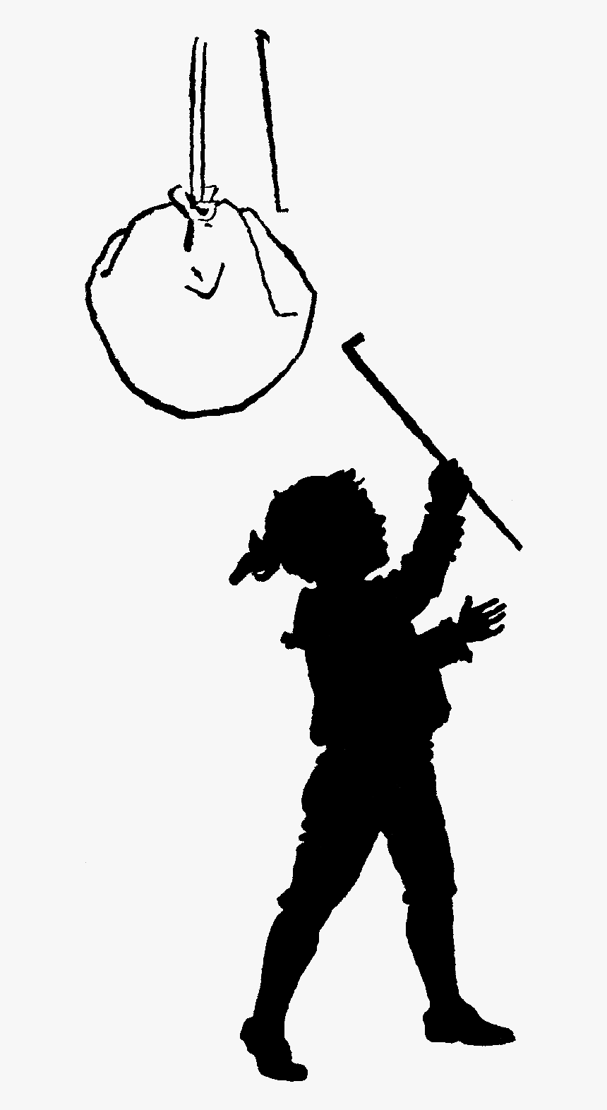 Digital Stamp Design - Silhouette Pinata, HD Png Download