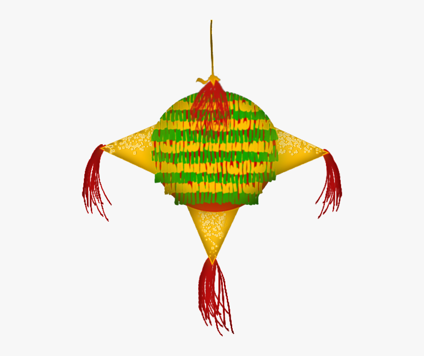 #pinata #birthday #yellowandred #party #mydrawing - Illustration, HD Png Download