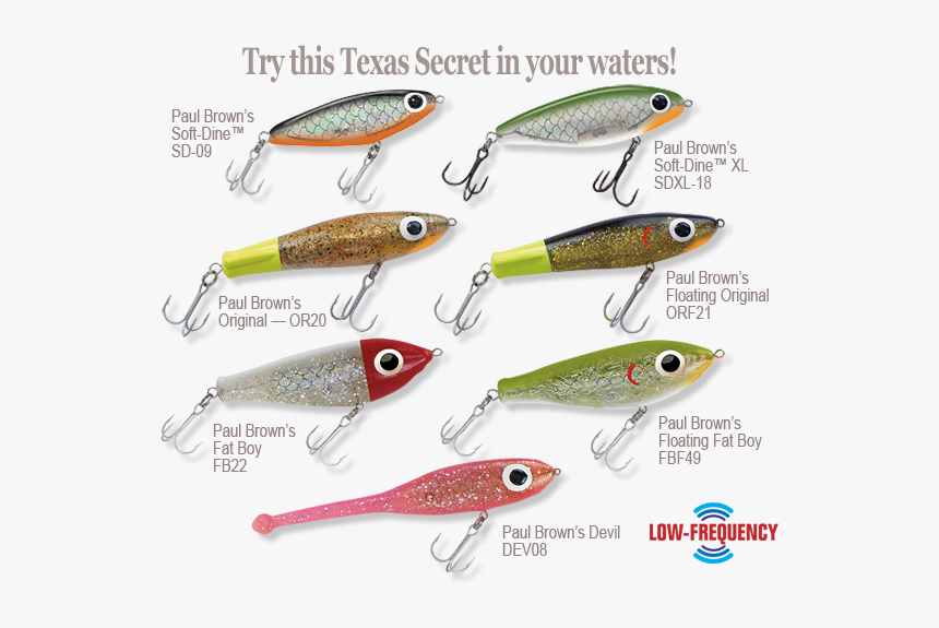 Paul Brown Lures, HD Png Download