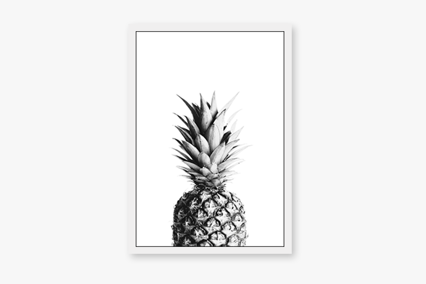 Pineapples Black And White, HD Png Download