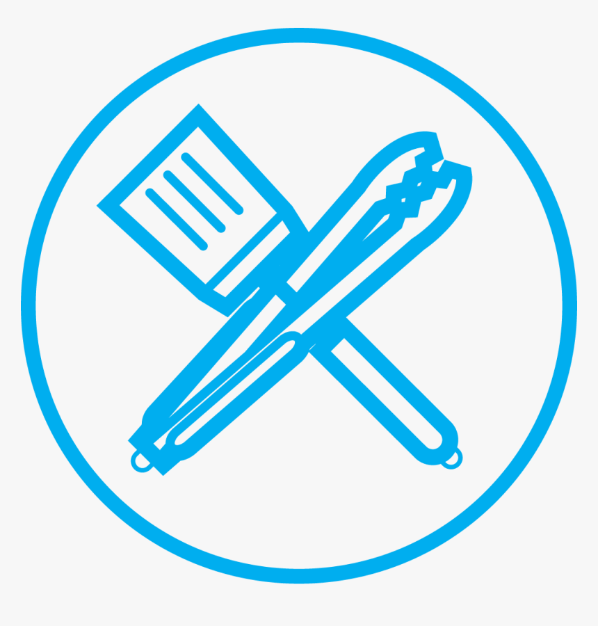 Grill Clipart Blue Bbq, HD Png Download