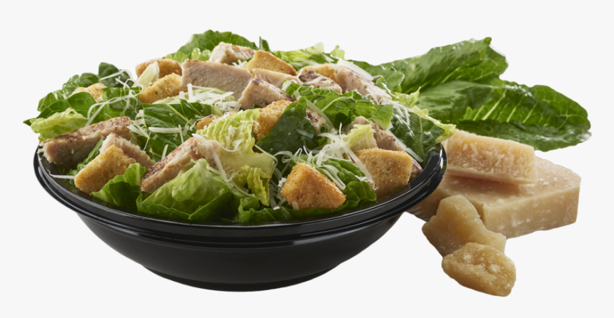 Chicken Caesar Salad With Ingredients, HD Png Download