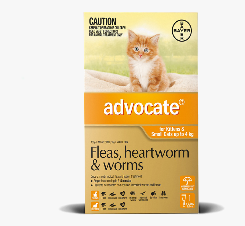 Advocate Cat Flea Treatment, HD Png Download