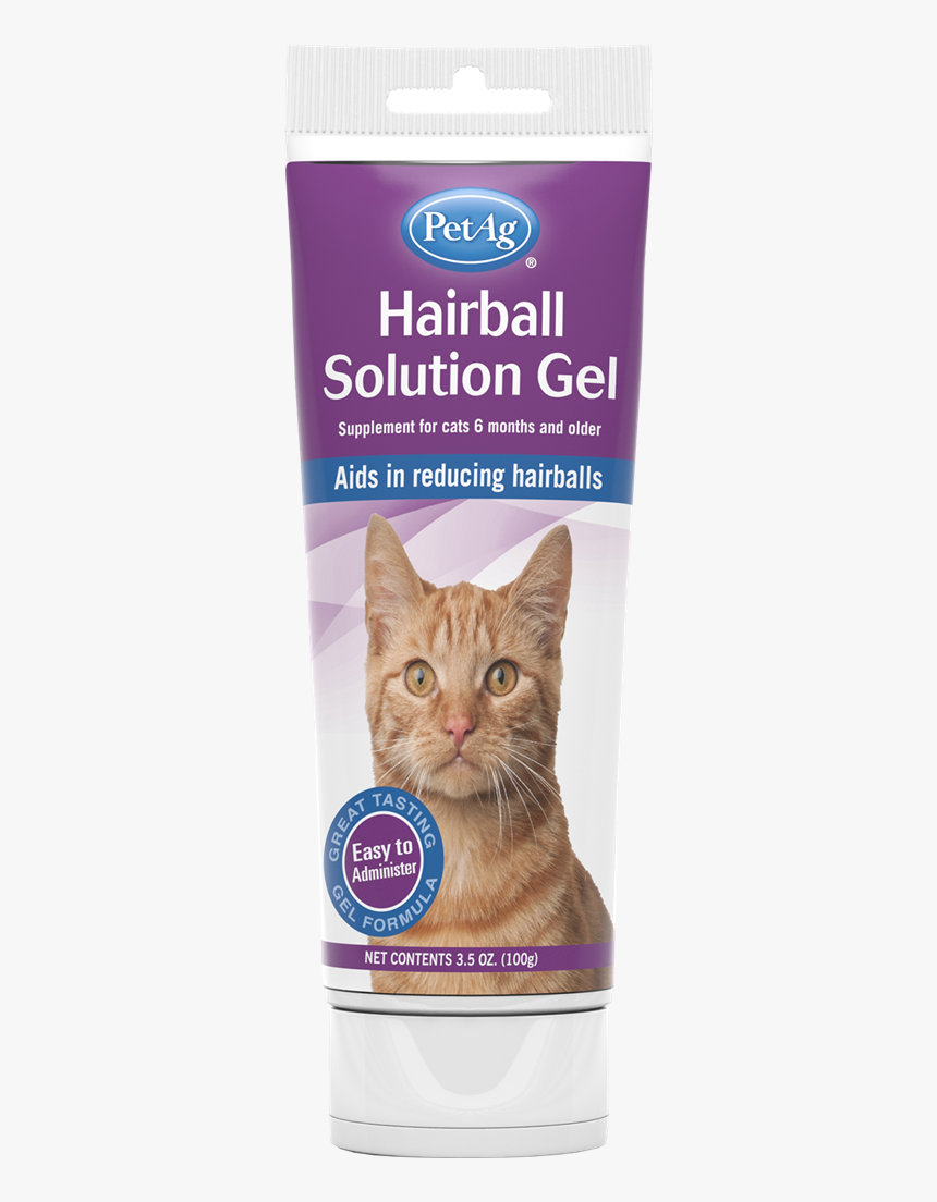 56508 1 - Hairball Solution Gel Supplement For Cats, HD Png Download