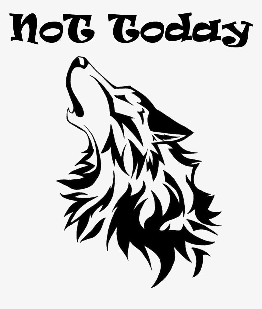 Wolf Head Outline Png, Transparent Png