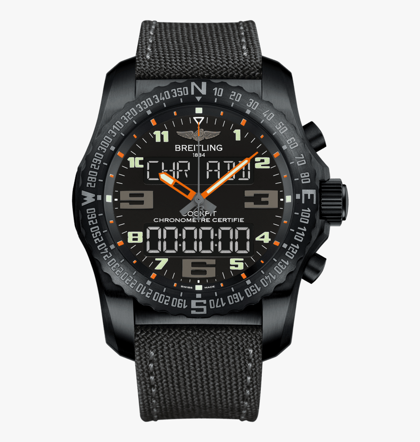 Cockpit B50 - - - Orange Breitling Cockpit B50, HD Png Download