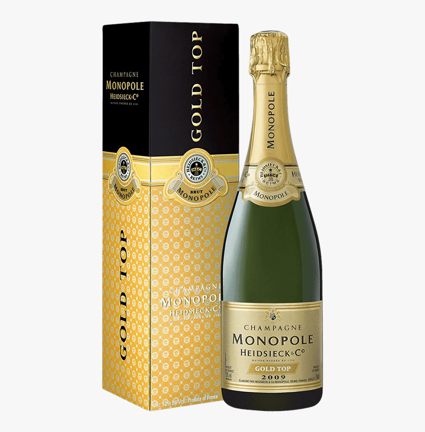 2009 Heidsieck & Co Monopole Champagne Gold Top, HD Png Download