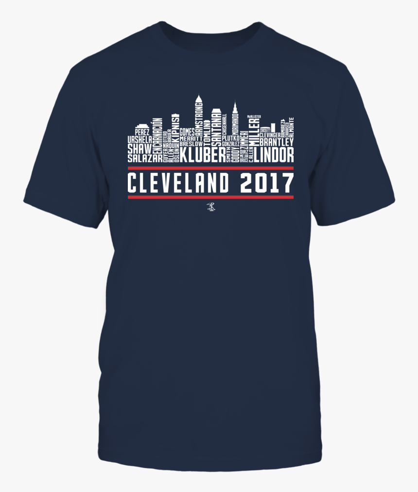 2017 Cleveland Skyline Team Roster Front Picture - Dallas Cowboys Skyline Shirt, HD Png Download