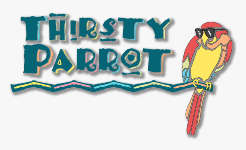 Thirstyparrot Stacked Herologo - Illustration, HD Png Download