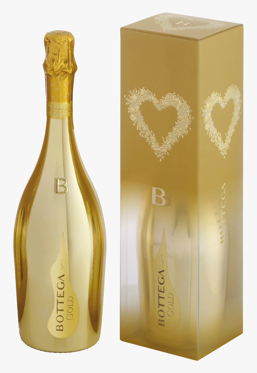 Bottega Gold Prosecco With Presentation Box - Prosecco Bottega Prezzo, HD Png Download