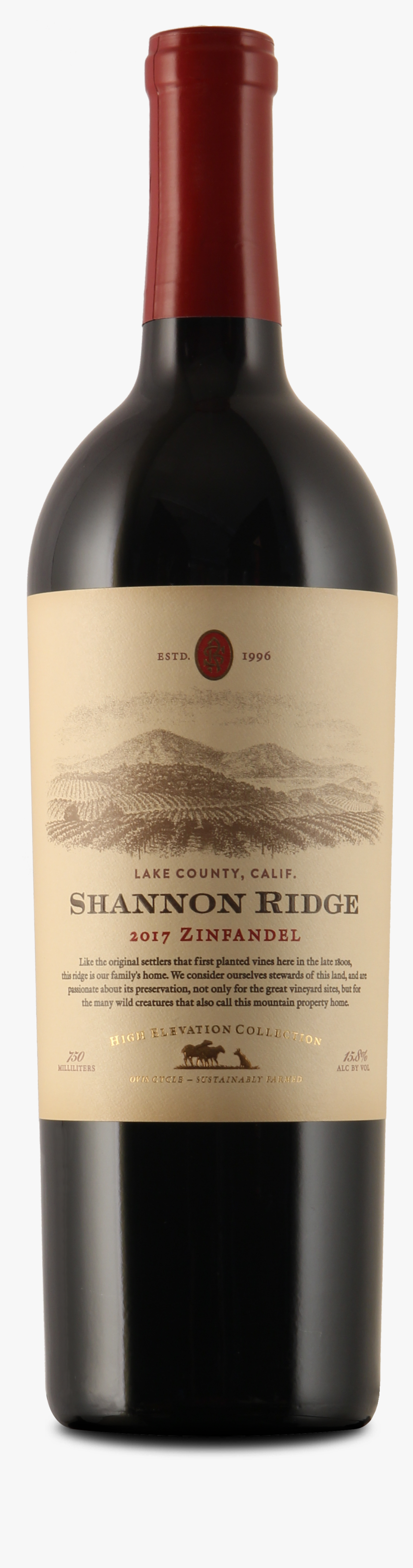 Shannon Ridge High Elevation Zinfandel, HD Png Download