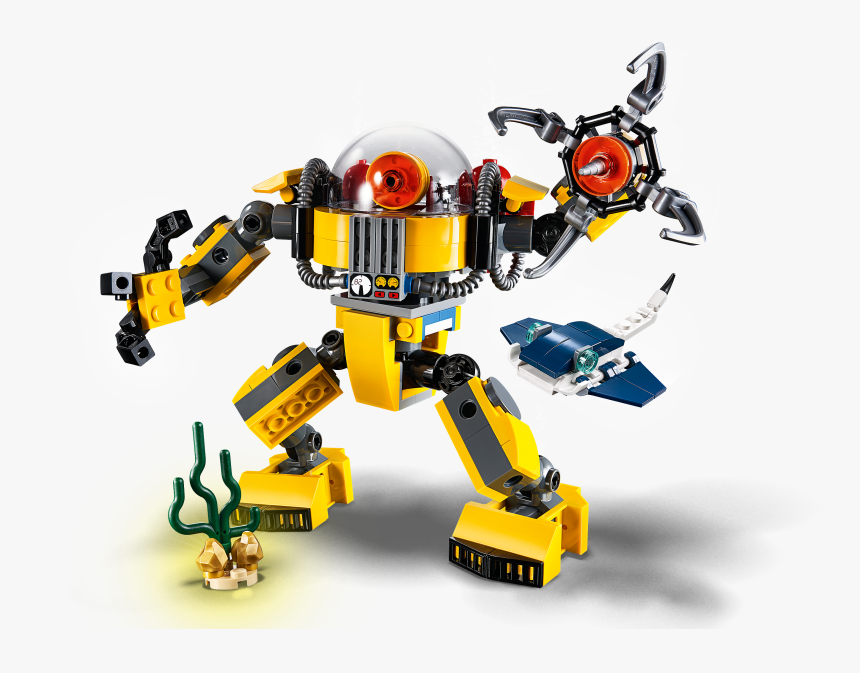 Lego Creator Underwater Robot, HD Png Download