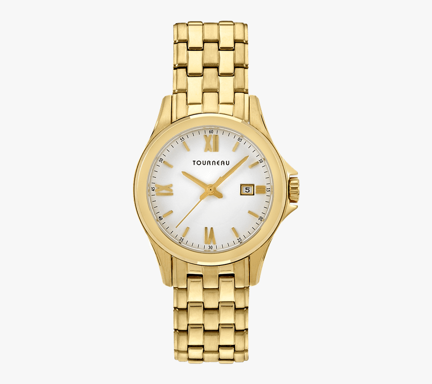 Tourneau Men's Watch Gold, HD Png Download