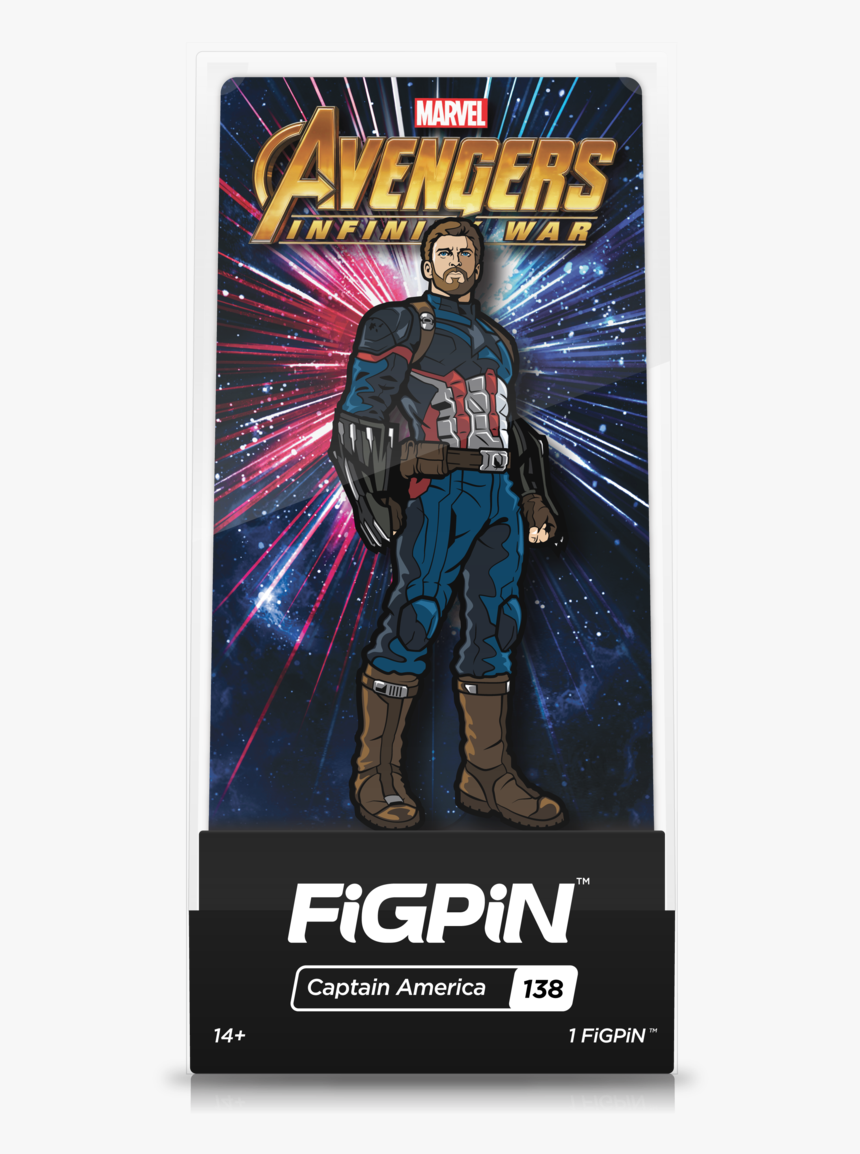 Captain America Figpin, HD Png Download