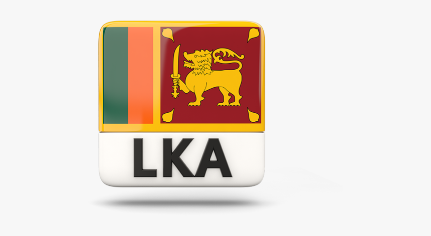 Square Icon With Iso Code - Flag Of Sri Lanka, HD Png Download