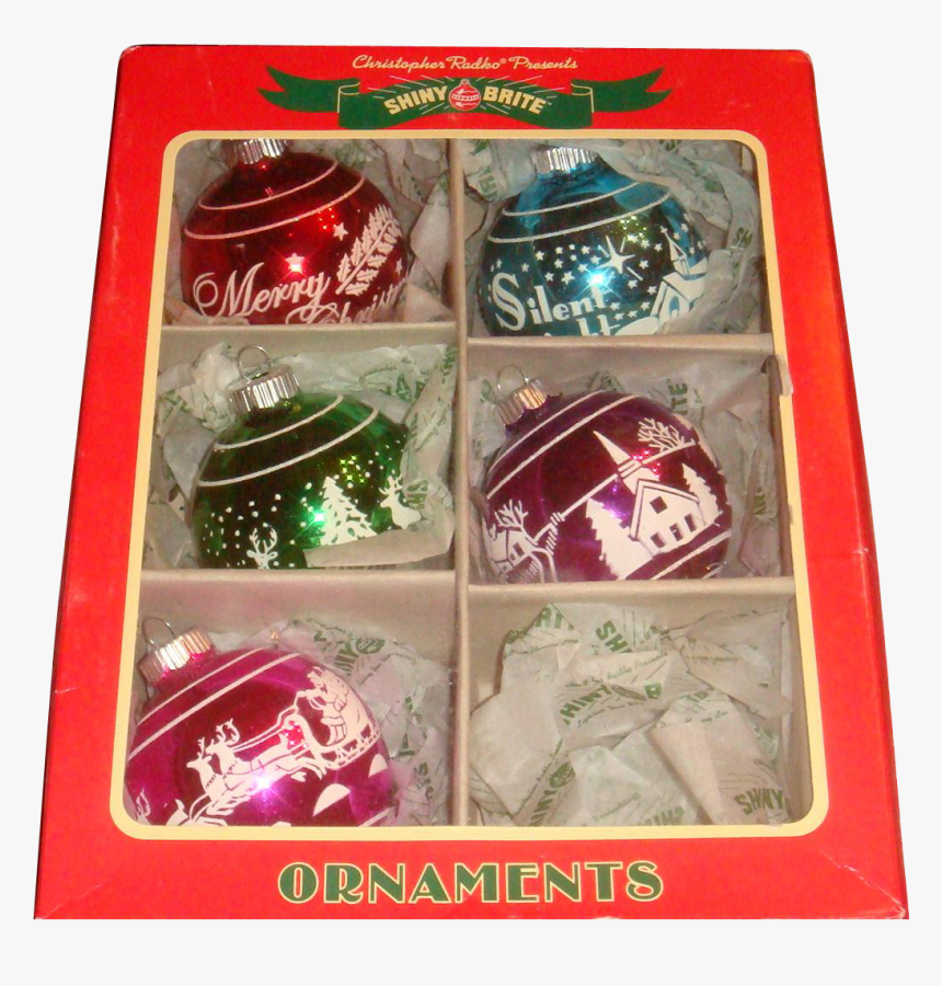 Christopher Radko Shiny Brite Boxes, HD Png Download