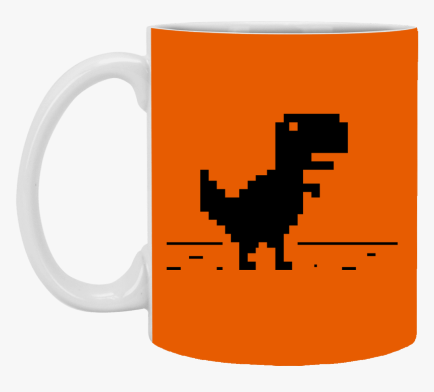 Funny Dinosaur T-rex Geek Pixel No Internet Connection - Error 404 T Rex, HD Png Download