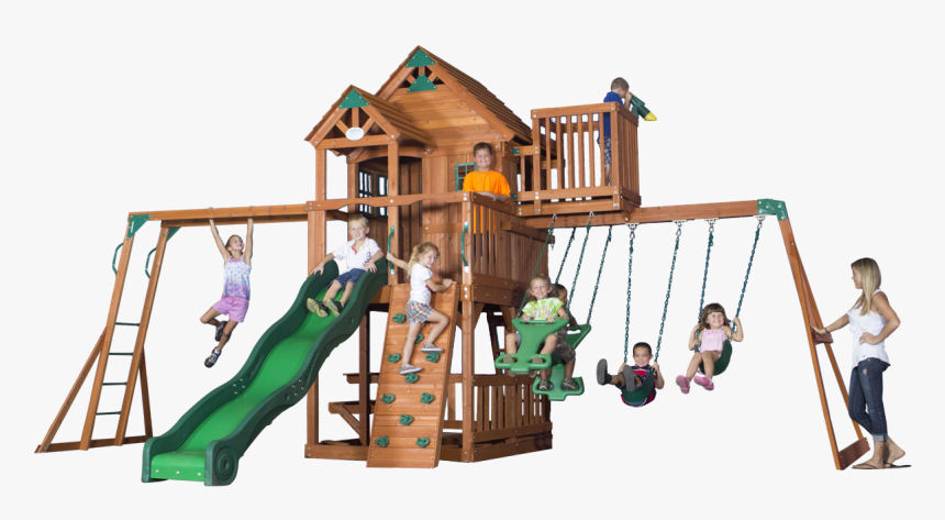 Best Wood Swing Set, HD Png Download