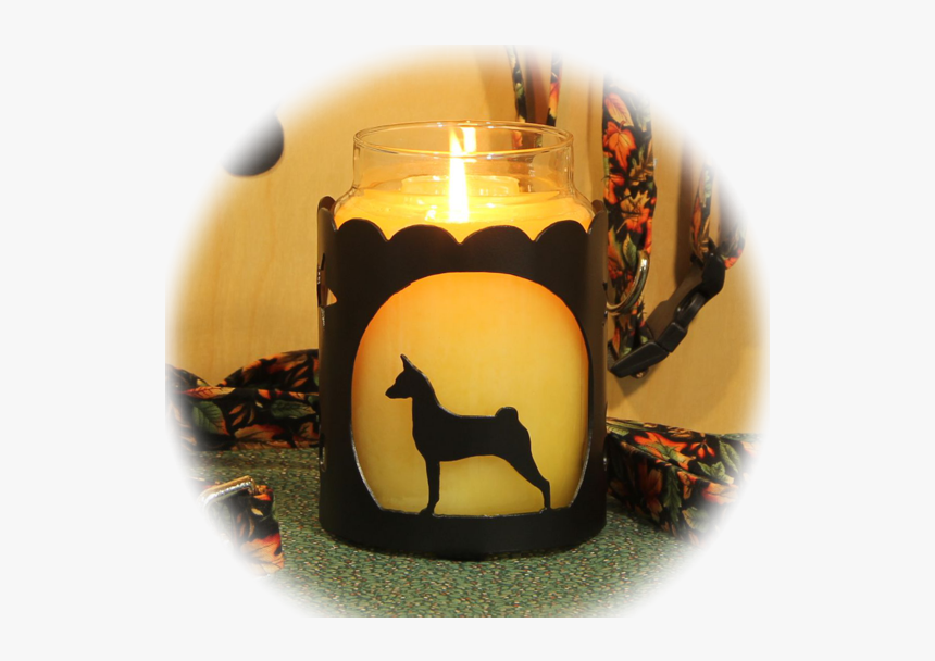 Basenji Dog Breed Jar Candle Holder - Candle, HD Png Download
