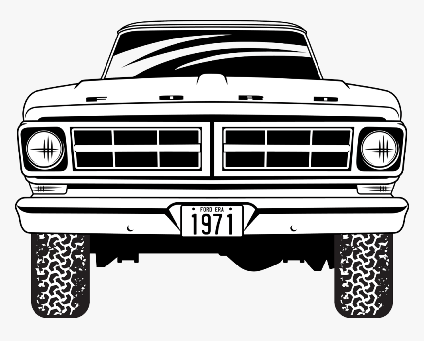 1970s Ford F100 Clipart, HD Png Download