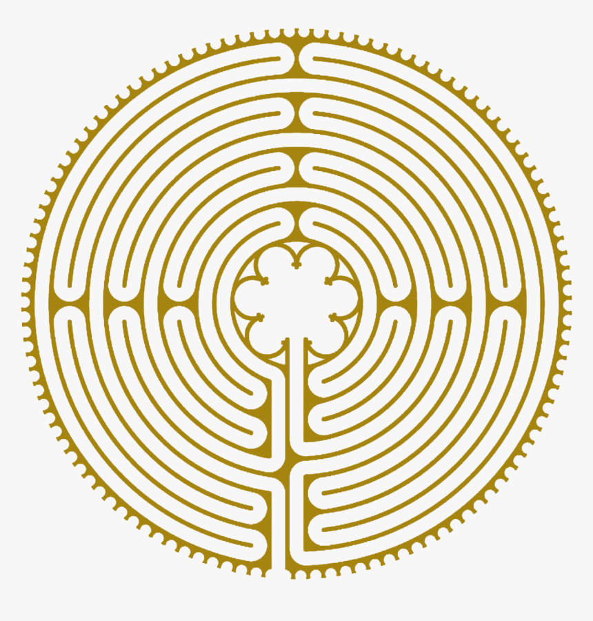 Chartres Cathedral Walking Maze Meditation Others - Labyrinth Chartres, HD Png Download