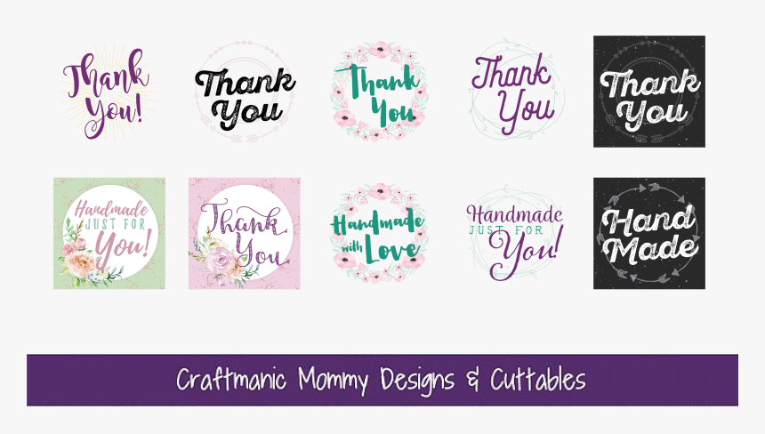 Boho Thank You Tags Example Image, HD Png Download