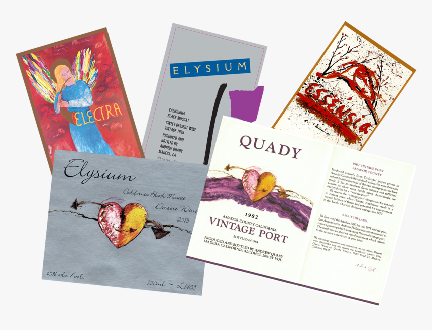 Cheers To 45 Years Of Wondrous Labels - Quady Black Muscat Elysium, HD Png Download