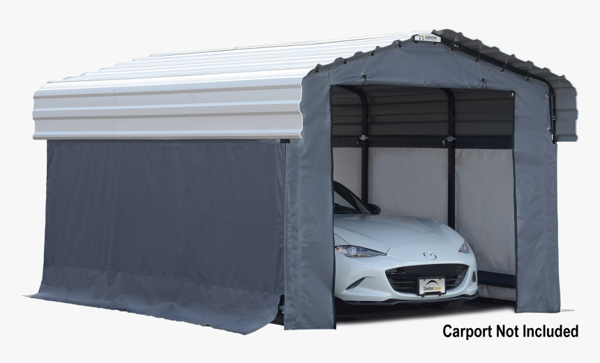 12 Ft Wx 20 Ft D Enclosure Kit For Carport With Convenient, HD Png Download