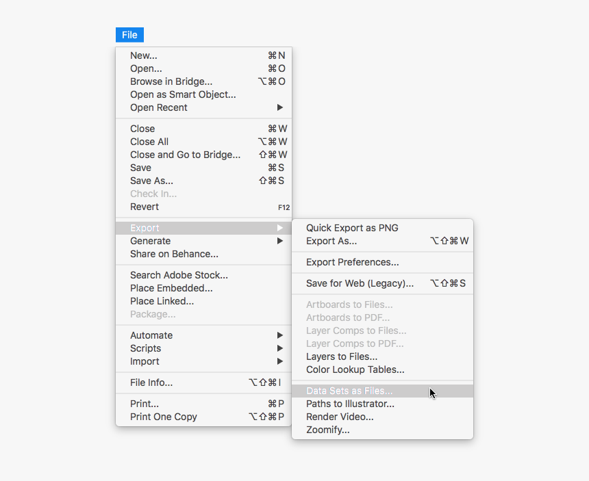 Generate Your Individual Files By Going To File &gt - Adobe Photoshop, HD Png Download