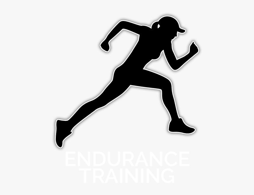 Endurance Training - Silhouette Of Someone Running, HD Png Download