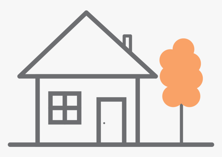 House - Home Clip Art Black And White, HD Png Download