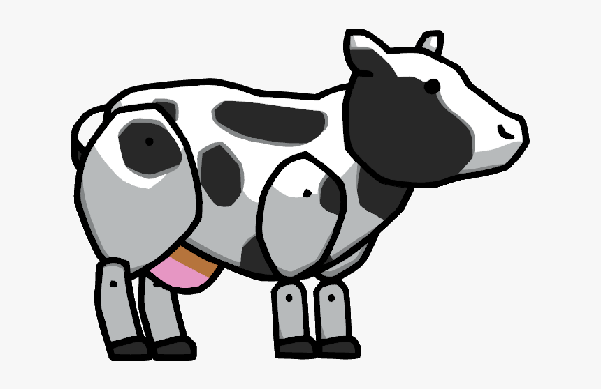 Scribblenauts Cow - Cow Sprite Png, Transparent Png